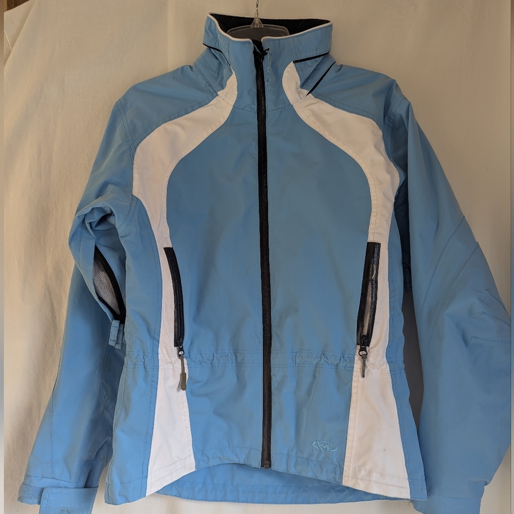 Marker Women's Blue and White Ski Jacket